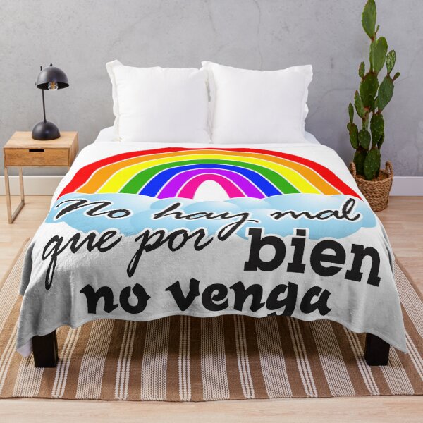 Item preview, Rainbow Spanish motivational Quote - No hay mal que por bien no venga designed and sold by MiaStyleStudio.