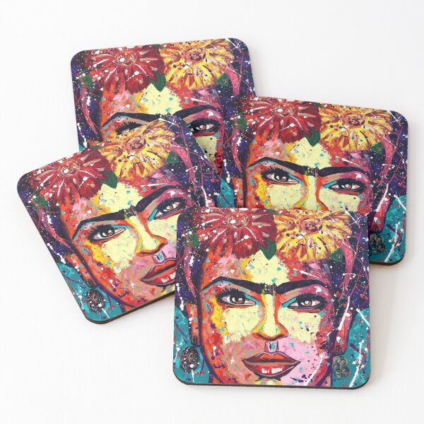 Item preview, Colorful Frida Kahlo designed and sold by LuMarks.