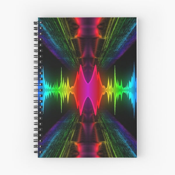 Item preview, Rainbow tunnel neon music visualisation design designed and sold by Mark359 Designs.