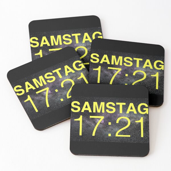 Item preview, SAMSTAG 17:21 - DRUCK designed and sold by micraelle.
