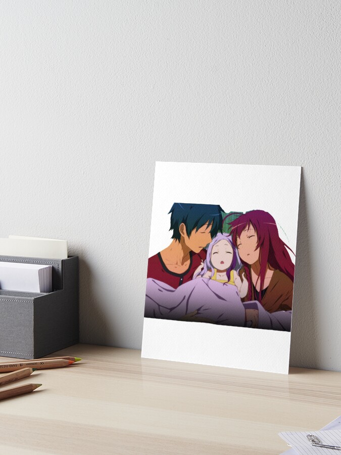 hataraku maou sama ! season 2 kid | Art Board Print