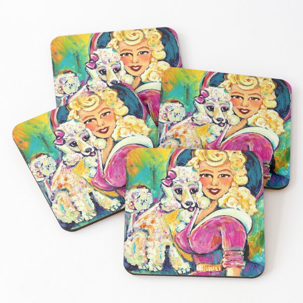 Item preview, Poodles & Pinups designed and sold by vintagejoann.