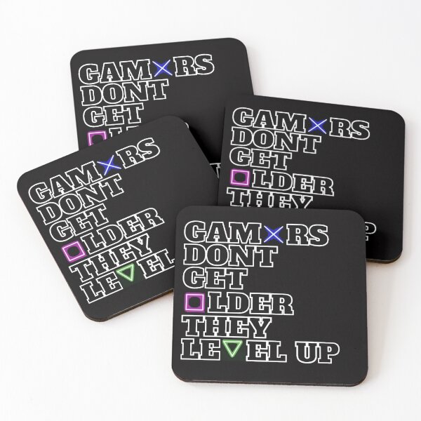 Item preview, Gamers Dont Get Older They Level UP Gaming Funny Simple  designed and sold by WearWolfDesigns.