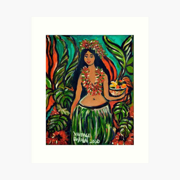 Item preview, Polynesian Beauty designed and sold by vintagejoann.