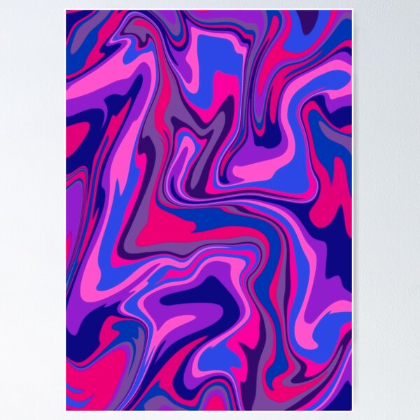 Item preview, subtle bisexual pride marble swirl designed and sold by paintedpaw-cat.