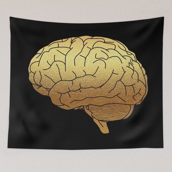 Item preview, Copy of Your Brain is  Beautiful  • Golden designed and sold by VintagePrada.