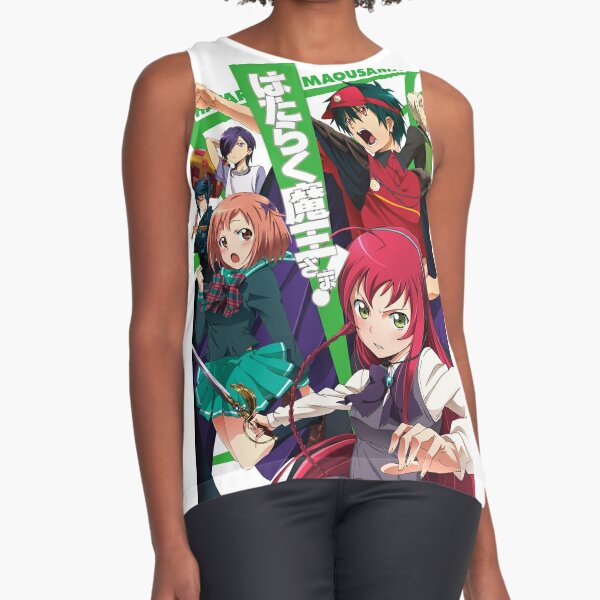 hataraku maou sama ! season 2  Sleeveless Top for Sale by Bumble