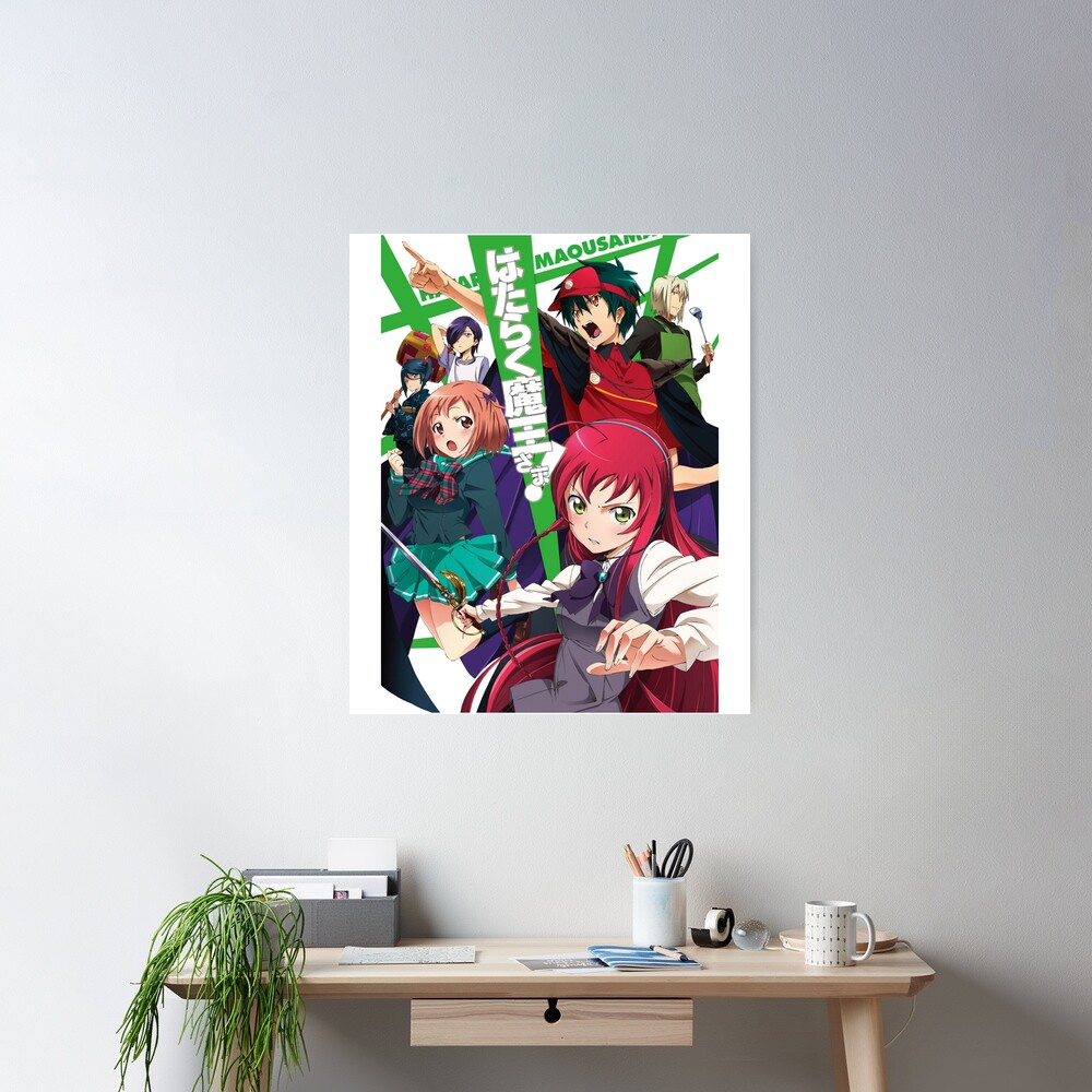 087 Hataraku Maou Sama - The Devil Is A Part-timer! Anime 14x20 Poster -  Painting & Calligraphy - AliExpress