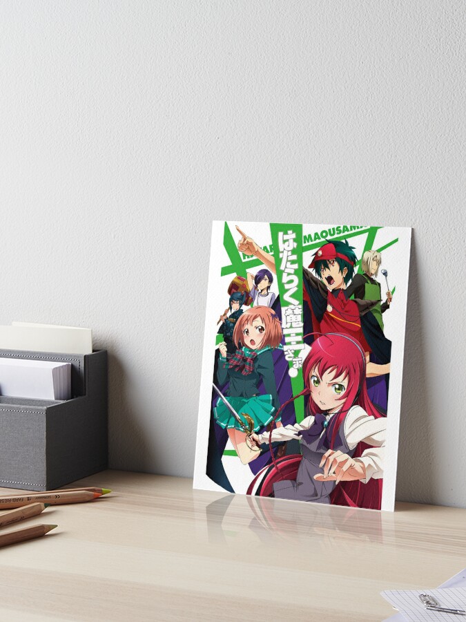 hataraku maou sama ! season 2 kid | Art Board Print
