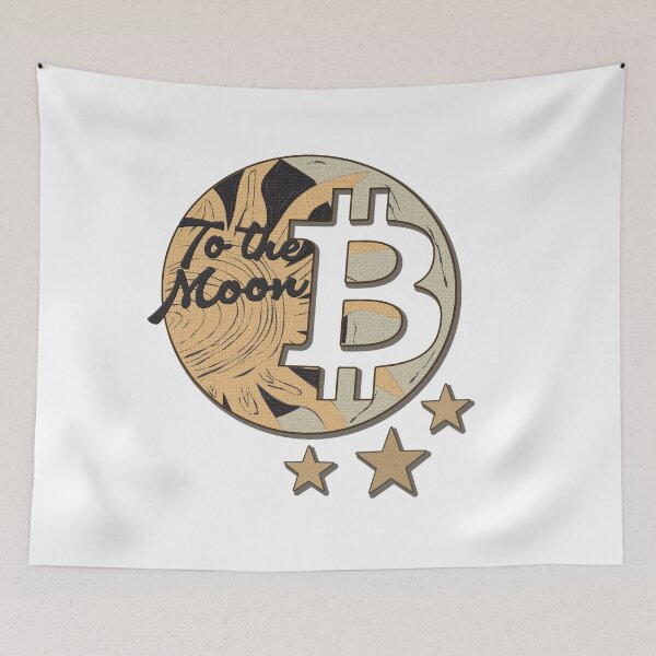 Item preview, BTC to the Moon, Bitcoin designed and sold by Jill-Zone.