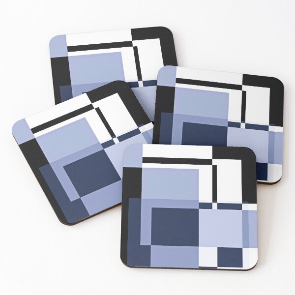 Item preview, Abstract Modern Navy Blue & White Pattern designed and sold by Versatill.