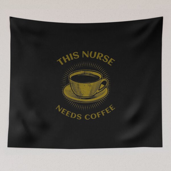Item preview, This Nurse Needs Coffee, Funny Gift For Nurses, Mom, Dad, Coffee Lovers. designed and sold by PrettyAmazing.