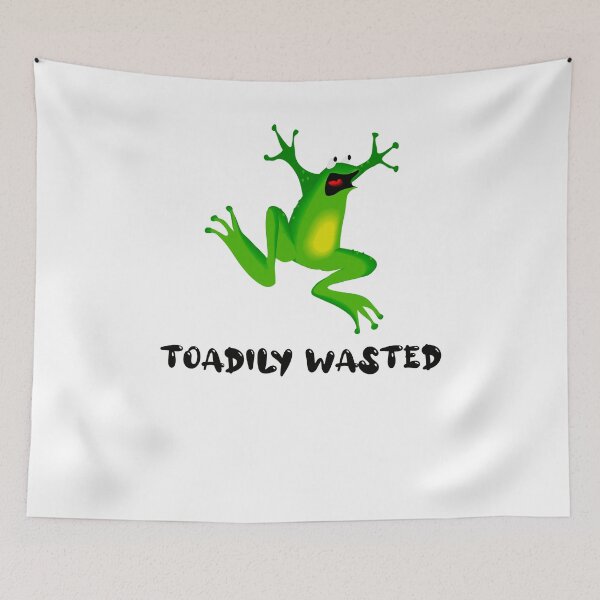 Item preview, Toadily Wasted - Every song has a memory - green frog designed and sold by NewDayDesigns.