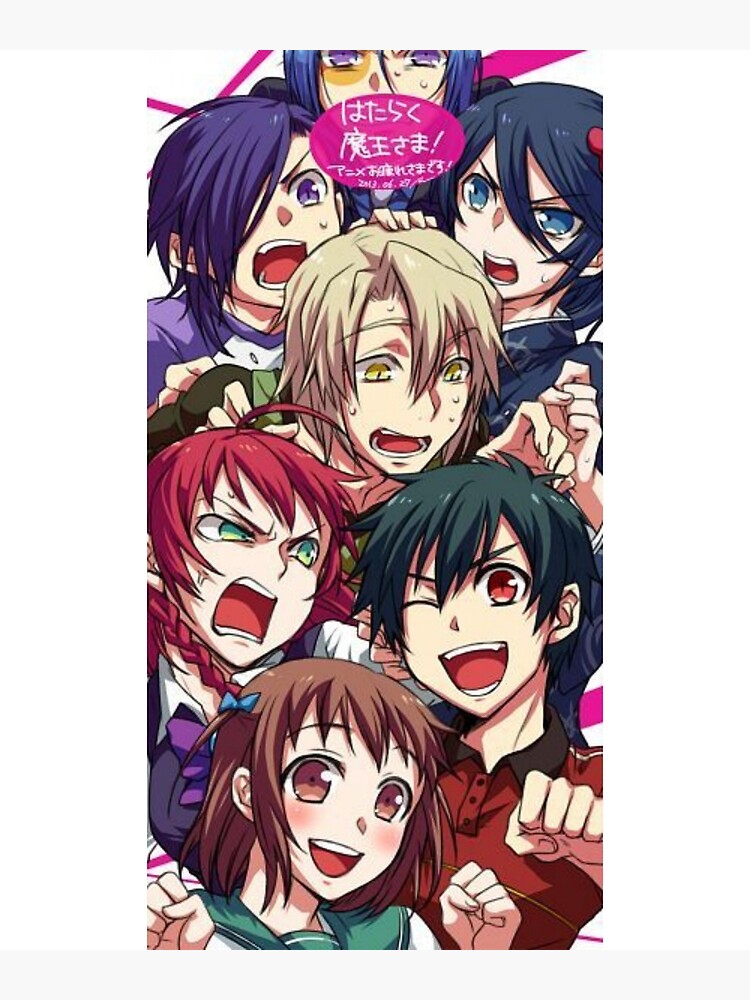 hataraku maou sama ! season 2  Greeting Card for Sale by Bumble