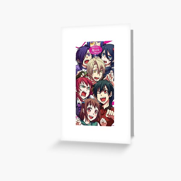 Satan The Devil Is a Part-Timer Card Anime Greeting Card for Sale by  kino-san