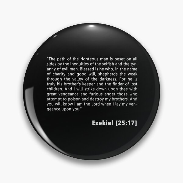 Item preview, Ezekel 25:17 Jules designed and sold by docBrown00.