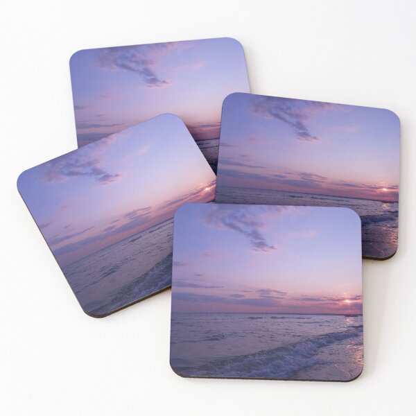 Item preview, Beautiful Purple Ocean Beach Sunset designed and sold by newburyboutique.
