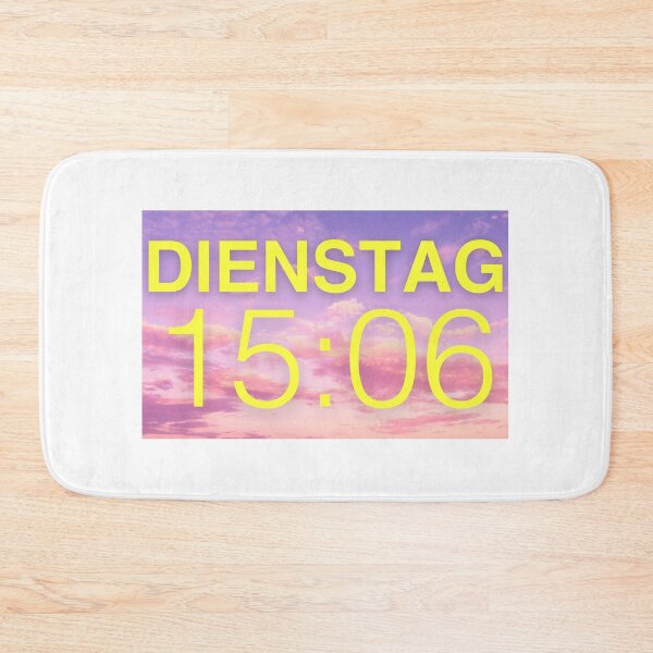 Item preview, DIENSTAG 15:06 - DRUCK designed and sold by micraelle.