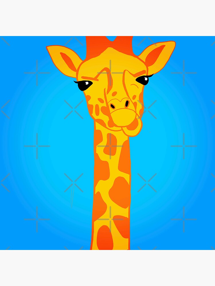 Giraffe Sticker For Sale By Catjohncranston Redbubble 0057