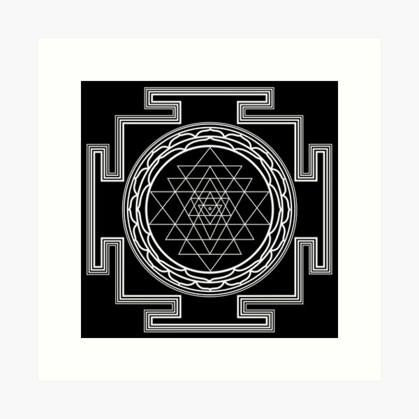 Item preview, Sri Yantra line Black designed and sold by Milan Sensiart.