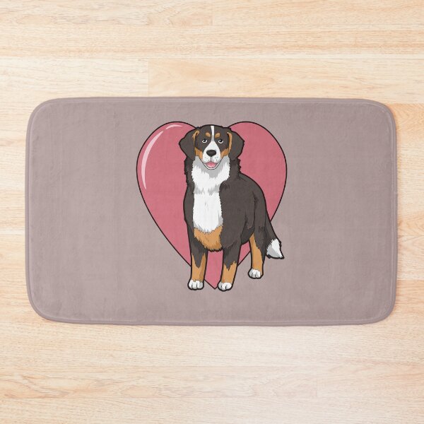 Item preview, Bernese Mountain Dog with Heart designed and sold by FalkDania.