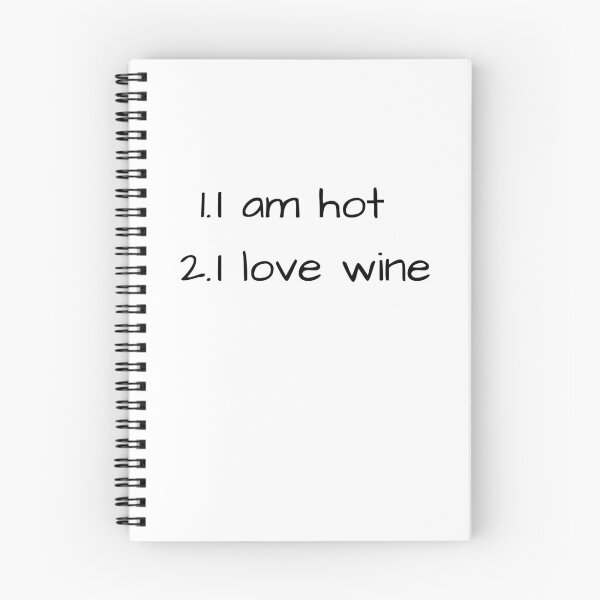 Item preview, I am hot and i love wine designed and sold by LeftoRight.
