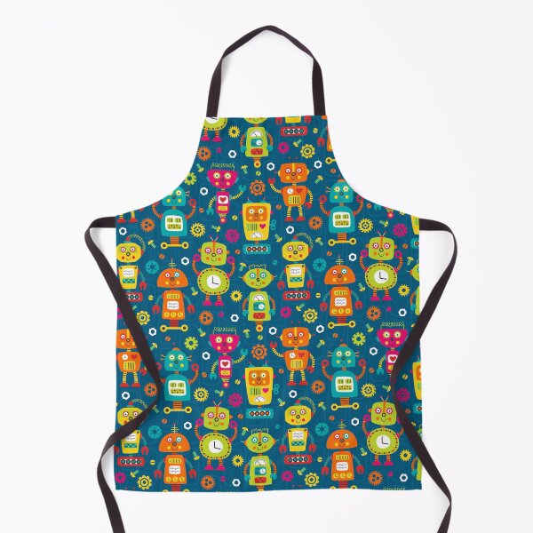 Item preview, Cute Robots Kids Pattern designed and sold by Hapoel.