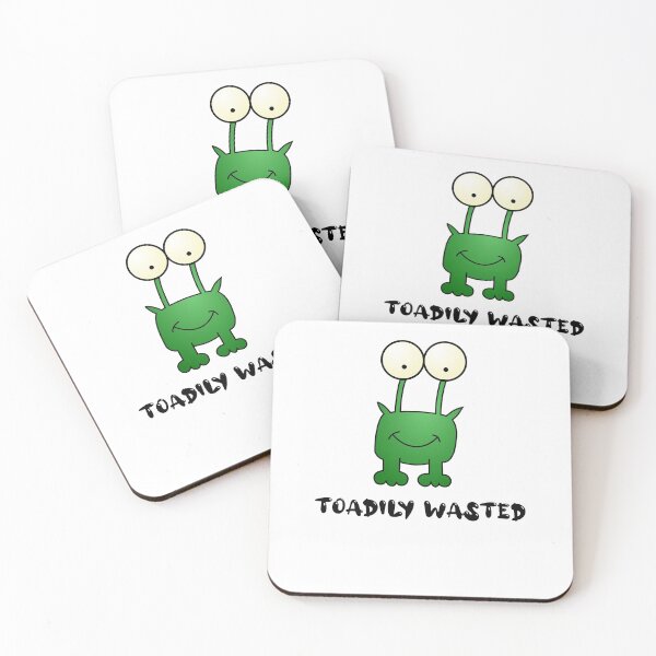 Item preview, Toadily Wasted - green frog - Every song has a memory designed and sold by NewDayDesigns.