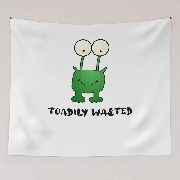 Item preview, Toadily Wasted - green frog - Every song has a memory designed and sold by NewDayDesigns.