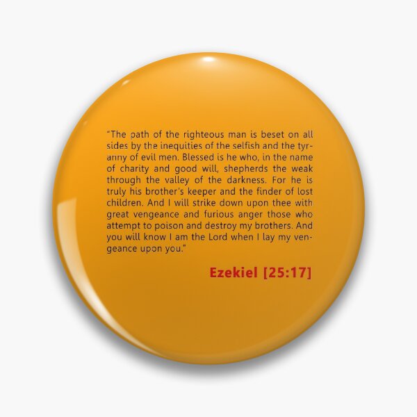 Item preview, Copy of Ezekel 25:17 Jules designed and sold by docBrown00.