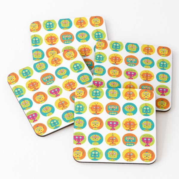 Item preview, Cute Robots Kids Pattern designed and sold by Hapoel.