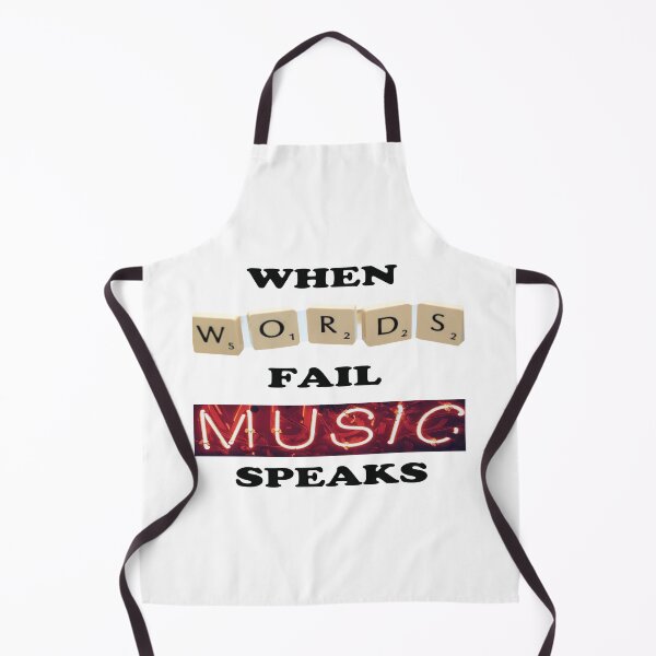 Item preview, When Words Fail Music Speaks designed and sold by HappyDays-.