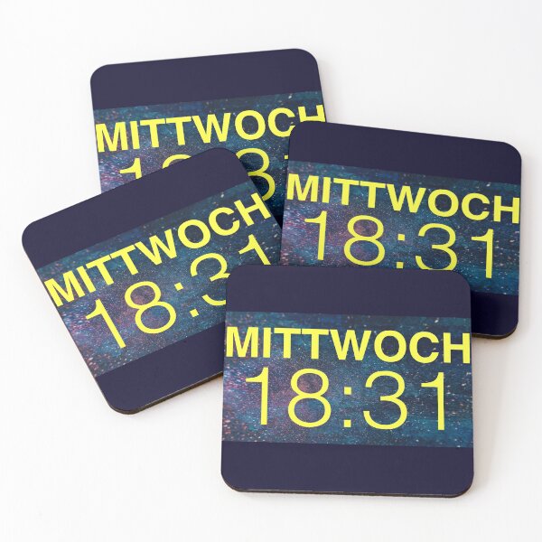 Item preview, MITTWOCH 18:31 - DRUCK designed and sold by micraelle.