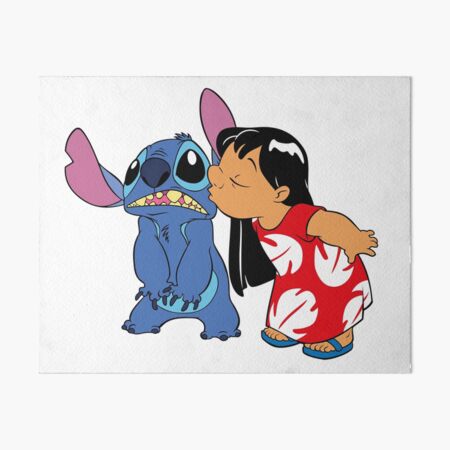 Cartoon stitch Art Board Print by CamilaDorlass