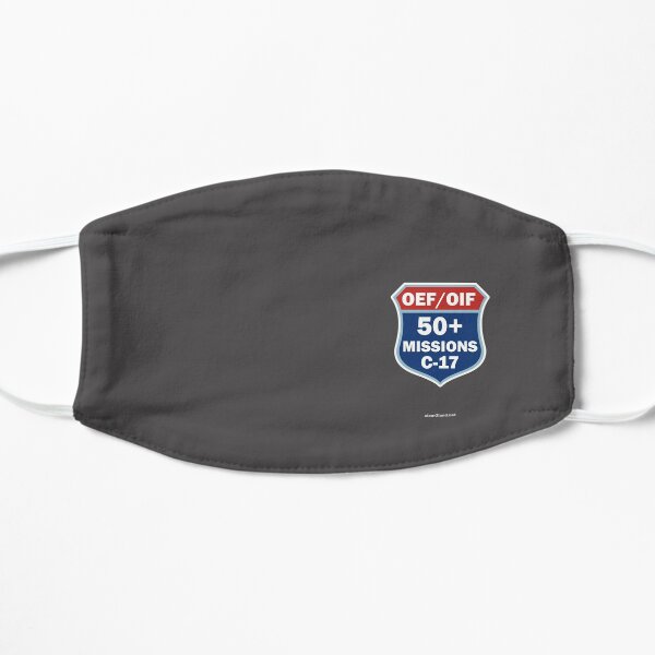 C-17 Combat Sorties Patch 50+ Flat Mask