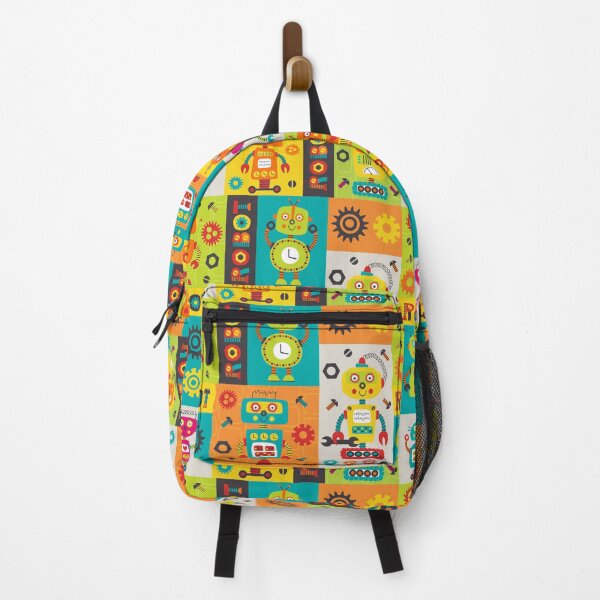 Item preview, Colorful Robots Kids Pattern designed and sold by Hapoel.