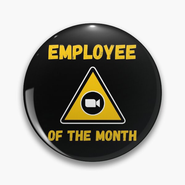 Item preview, Employee of the month remote work from home black designed and sold by daguilon.