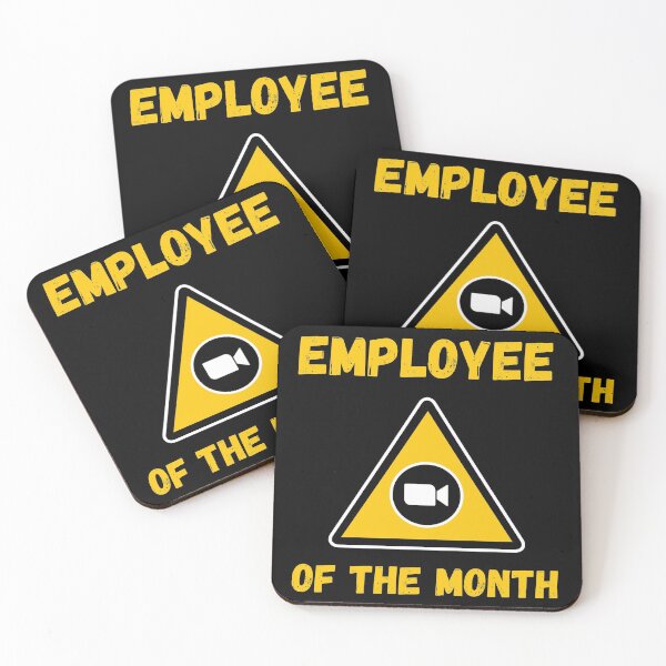 Item preview, Employee of the month remote work from home black designed and sold by daguilon.