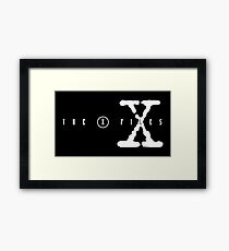 X FILES Framed Print
