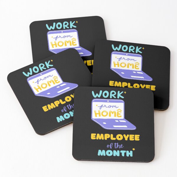 Item preview, Work from home employee of the month remote work black designed and sold by daguilon.