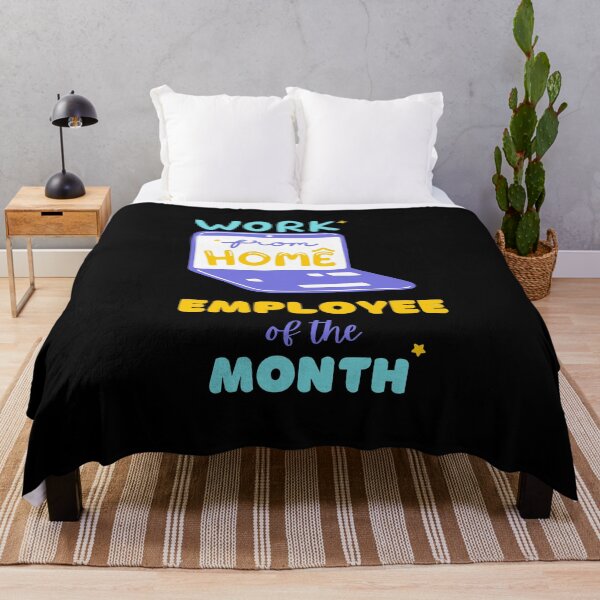 Item preview, Work from home employee of the month remote work black designed and sold by daguilon.
