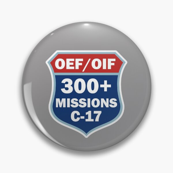 Artikelvorschau, C-17 Combat Sorties Patch 300+ entworfen und verkauft von clear2land.