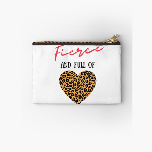 Item preview, Fierce Cheetah Leopard Animal Print-Female Empowerment,Full of Heart Girl Power designed and sold by WW-Designz.