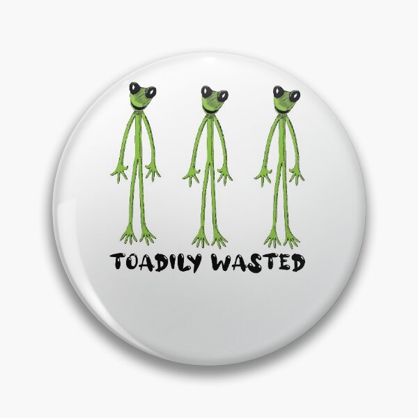 Item preview, Toadily Wasted - green frog - Every song has a memory designed and sold by NewDayDesigns.
