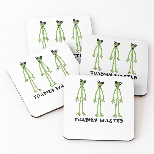Item preview, Toadily Wasted - green frog - Every song has a memory designed and sold by NewDayDesigns.