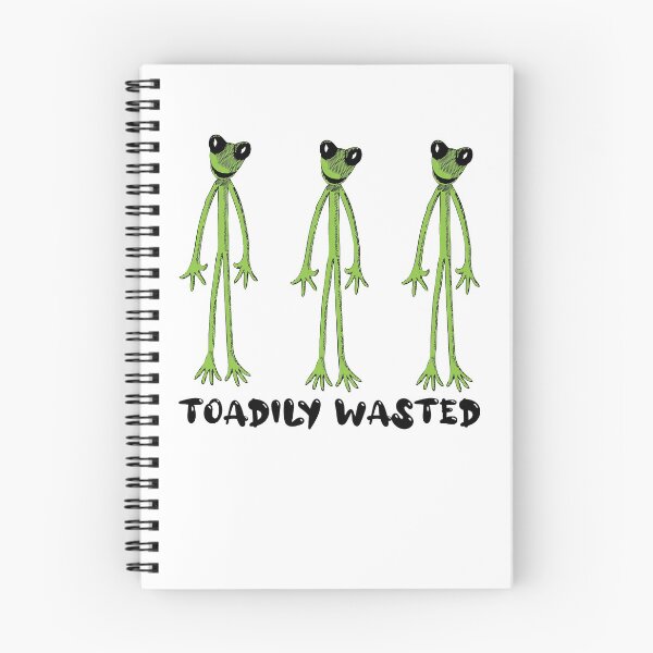 Item preview, Toadily Wasted - green frog - Every song has a memory designed and sold by NewDayDesigns.