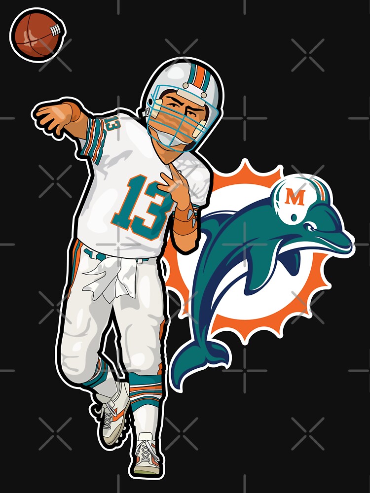 Dan Marino Miami Dolphins signature cartoon shirt, hoodie, sweater