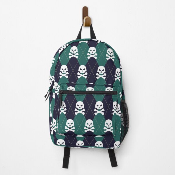 Item preview, Green Argyle & Skulls designed and sold by bearapaw.