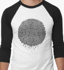 Black Sphere Men's Baseball ¾ T-Shirt