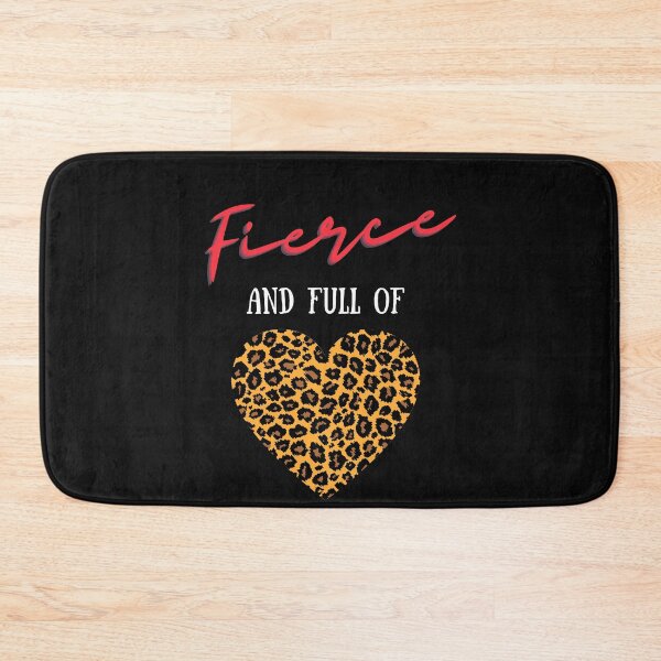Item preview, I Am Fierce Cheetah Leopard Animal Print-Female Empowerment,Full of Heart Girl Power designed and sold by WW-Designz.